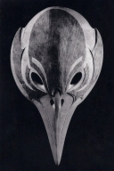 'Raven Mask' (carved moose antler) by Maureen Morris